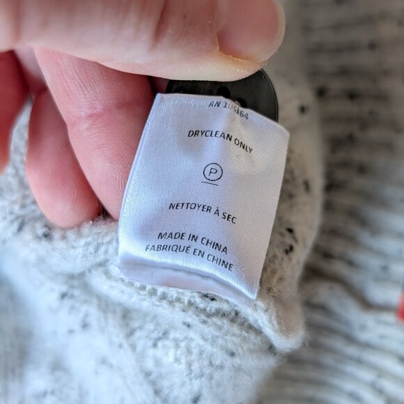 Kule The Sally Chinchilla Cashmere Cardigan Sweater medium - Picture 10 of 11